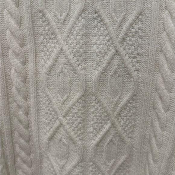 Ann Taylor Cream Cable Knit Sweater - Picture 4 of 8